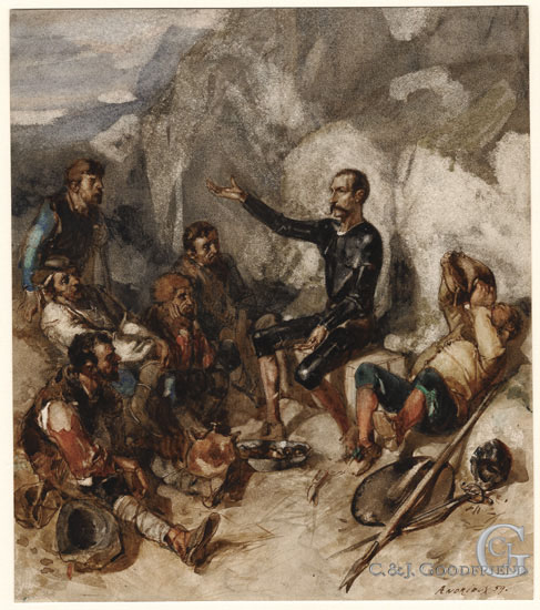 Andrieux, Don Quixote Telling Andrieux, Don Quixote Telling