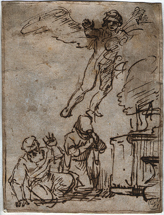 Attributed to Koninck, Manoah's Sacrifice Attributed to Koninck, Manoah's Sacrifice