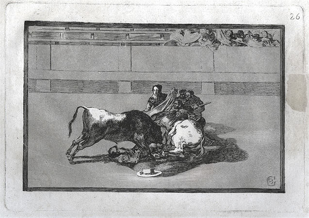 Goya, Caida de un Picador de su Caballo