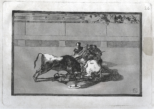 Goya, Caida de un Picador de su Caballo Goya, Caida de un Picador de su Caballo