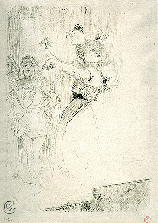 Toulouse-Lautrec, Lender Dansant le Pas de Bolero