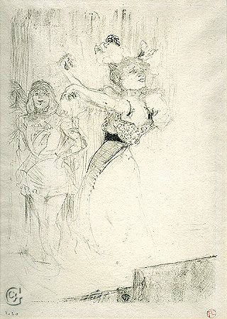 Toulouse-Lautrec, Lender Dansant le Pas de Bolero Toulouse-Lautrec, Lender Dansant le Pas de Bolero
