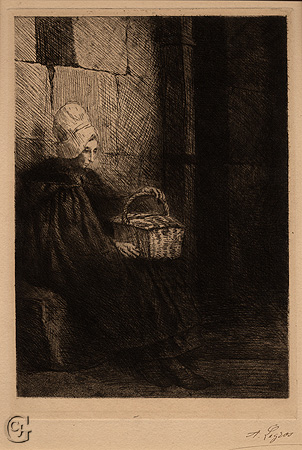 Legros: ''La Femme au Panier'' Legros: ''La Femme au Panier''