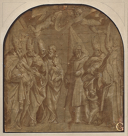Vasari, Seven Bishop Saints Vasari, Seven Bishop Saints