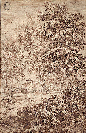 d'Onofri , Trees in a Landscape d'Onofri , Trees in a Landscape