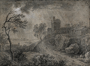 Lantara , Storm over a Village