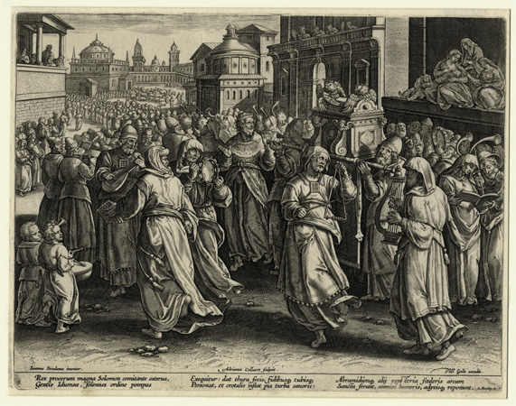 Collaert, Solomon Bringing the Ark to the Temple Collaert, Solomon Bringing the Ark to the Temple