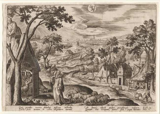 Collaert, July, with The Parable of the Good Shepherd Collaert, July, with The Parable of the Good Shepherd