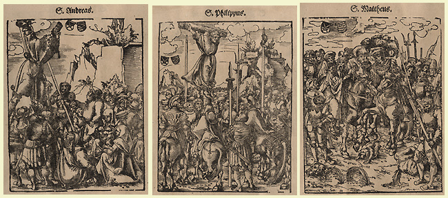 Cranach, The Martyrdoms of the 12 Apostles
