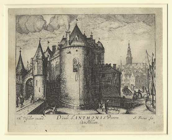 AMSTERDAM: Frisius, Old St. Anthony's Gate AMSTERDAM: Frisius, Old St. Anthony's Gate