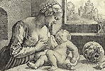 Beham, Madonna and Child