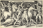 Beham, Hercules Battling Centaurs
