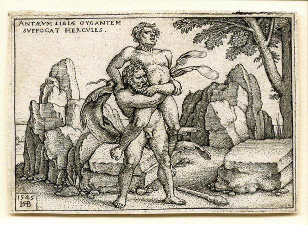 Beham, Hercules Slaying Antaeus