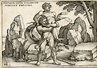 Beham, Hercules Slaying Antaeus