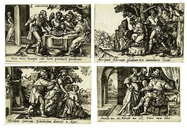 after Pencz, Story of Abraham after Pencz, Story of Abraham