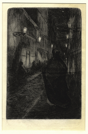 Rue Vivienne la Nuit