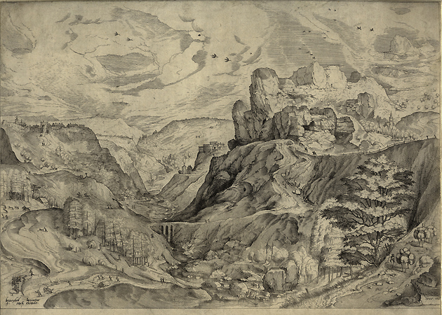 after Brueghel, Alpine Landscape after Brueghel, Alpine Landscape