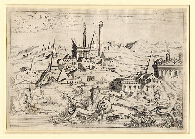 Davent, Landscape with Ancient Ruins Davent, Landscape with Ancient Ruins