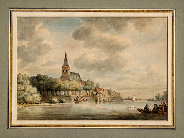 att. to Verrijk , River Scene att. to Verrijk , River Scene