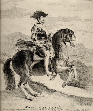 Goya, Felipe IV, Rey de España Goya, Felipe IV, Rey de España