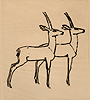 Sintenis, Two Gazelles