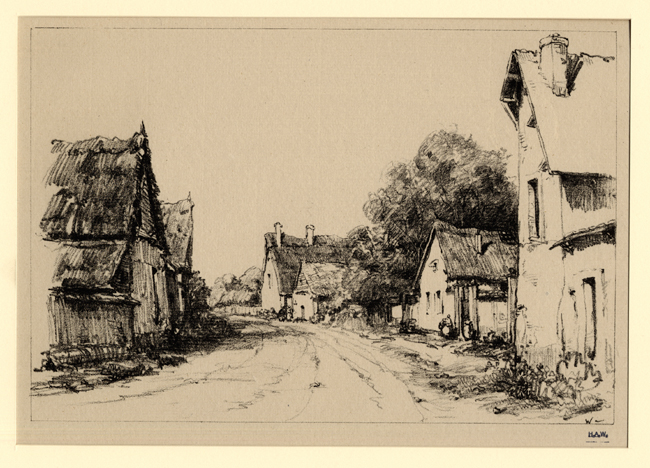 Webster, Road Through a Village Webster, Road Through a Village