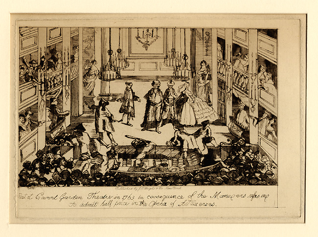 Monogrammist WHN: The Riot at Covent Garden Monogrammist WHN: The Riot at Covent Garden