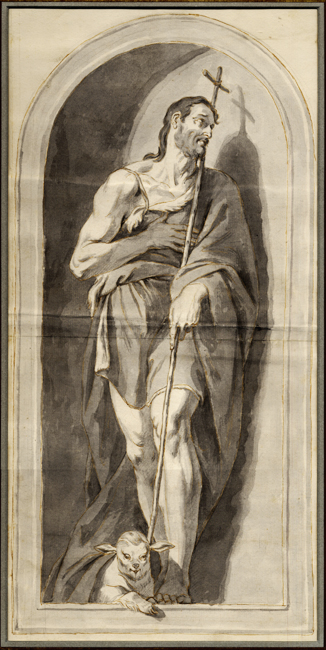 Manaigo, Saint John the Baptist in a Niche Manaigo, Saint John the Baptist in a Niche