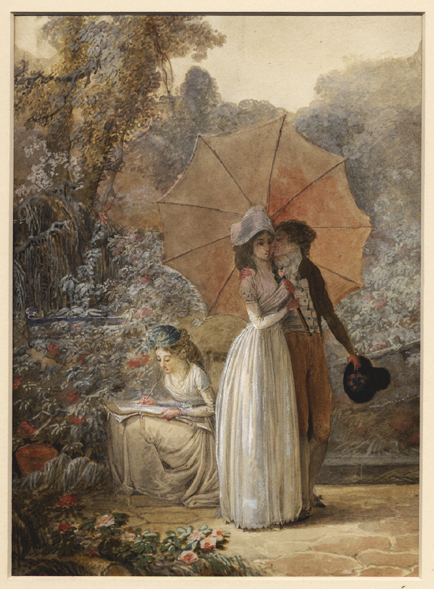Mallet, A Couple Under a Parasol Mallet, A Couple Under a Parasol