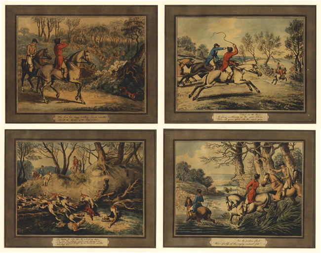 Howitt, The Fox Hunt (Set of 4)