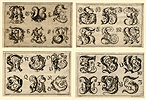 Wachsmuth, German Alphabet with Fantastic Figures 