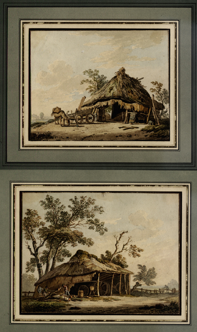 att. to Andriessen, Sawyers by a Shed att. to Andriessen, Sawyers by a Shed