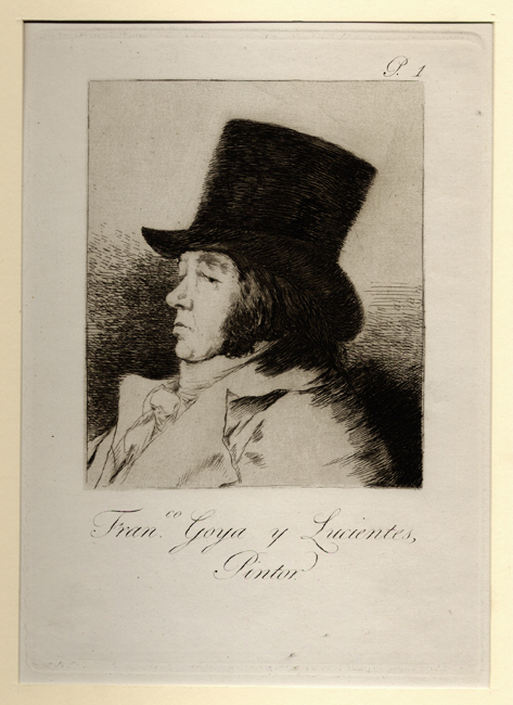 Goya, Francisco Goya y Lucientes, Pintor (Self Portrait) 