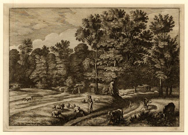 Hollar, Landscape with Herdsmen Hollar, Landscape with Herdsmen
