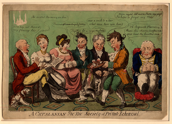 Cruikshank, A Catalanian PicNic 