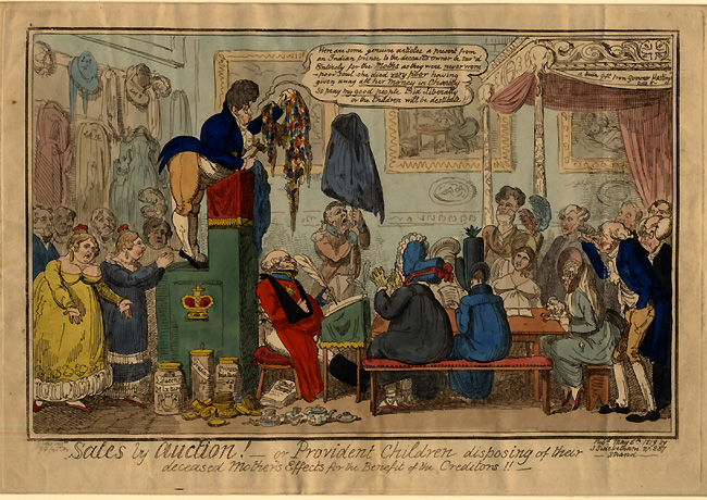 Cruikshank, Sales by Auction! Cruikshank, Sales by Auction!