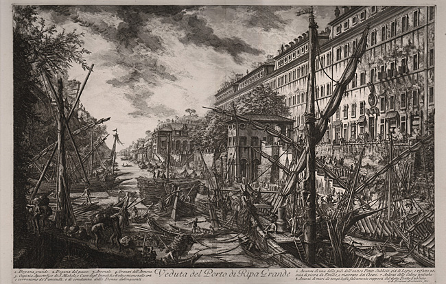 Piranesi, Veduta del Porto Piranesi, Veduta del Porto