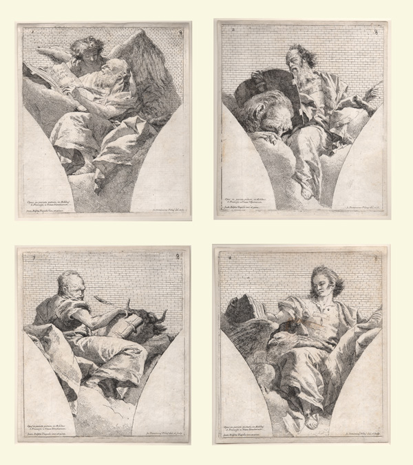 Tiepolo, The Four Evangelists Tiepolo, The Four Evangelists