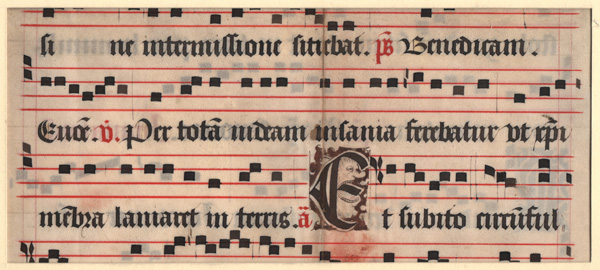 Florentine ca. 1470, Music Manuscript Florentine ca. 1470, Music Manuscript