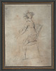British 18th Century, A Woman Seated in an Arm Chair