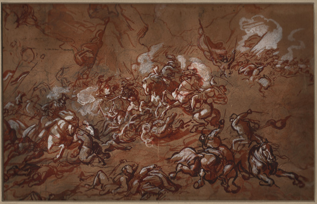 French 19th Century, Cavalry Skirmish