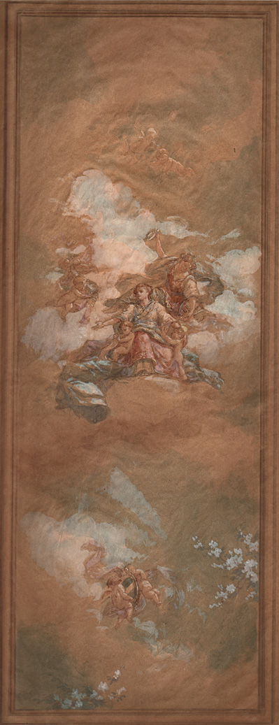 French 19th Century, Design for a Ceiling