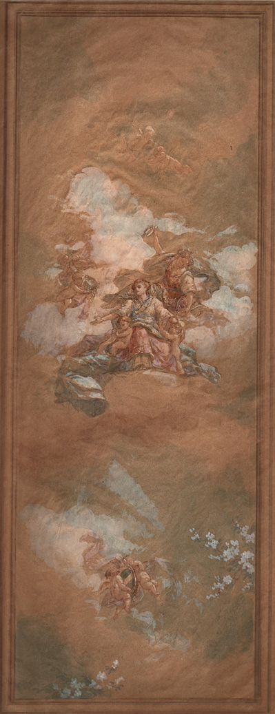 French 19th Century, Design for a Ceiling French 19th Century, Design for a Ceiling