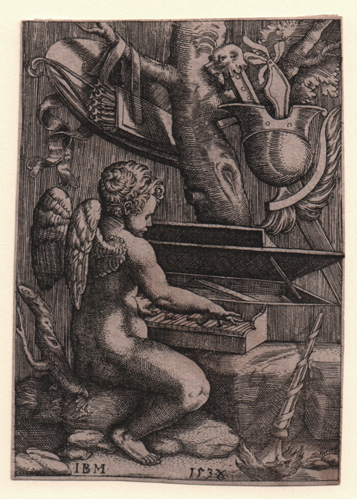 Scultori, Eros Playing a Clavier Scultori, Eros Playing a Clavier