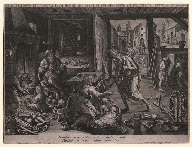 Sadeler, Death as a Welcome Visitor Sadeler, Death as a Welcome Visitor