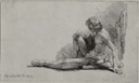 Rembrandt, Nude Man Seated Rembrandt, Nude Man Seated