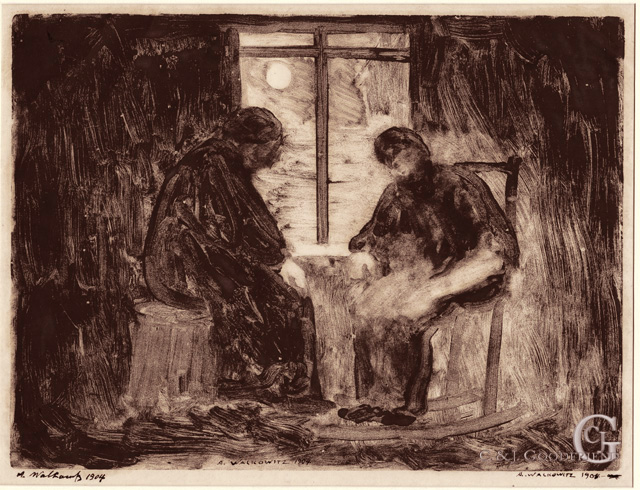 Walkowitz, Two Figures Seated