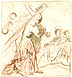Giordano, Christ & Veronica on the Road to Calvary