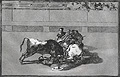Goya, Caida de un Picador de su Caballo