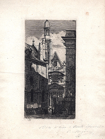 Méryon, Saint-Etienne-du-Mont, Paris